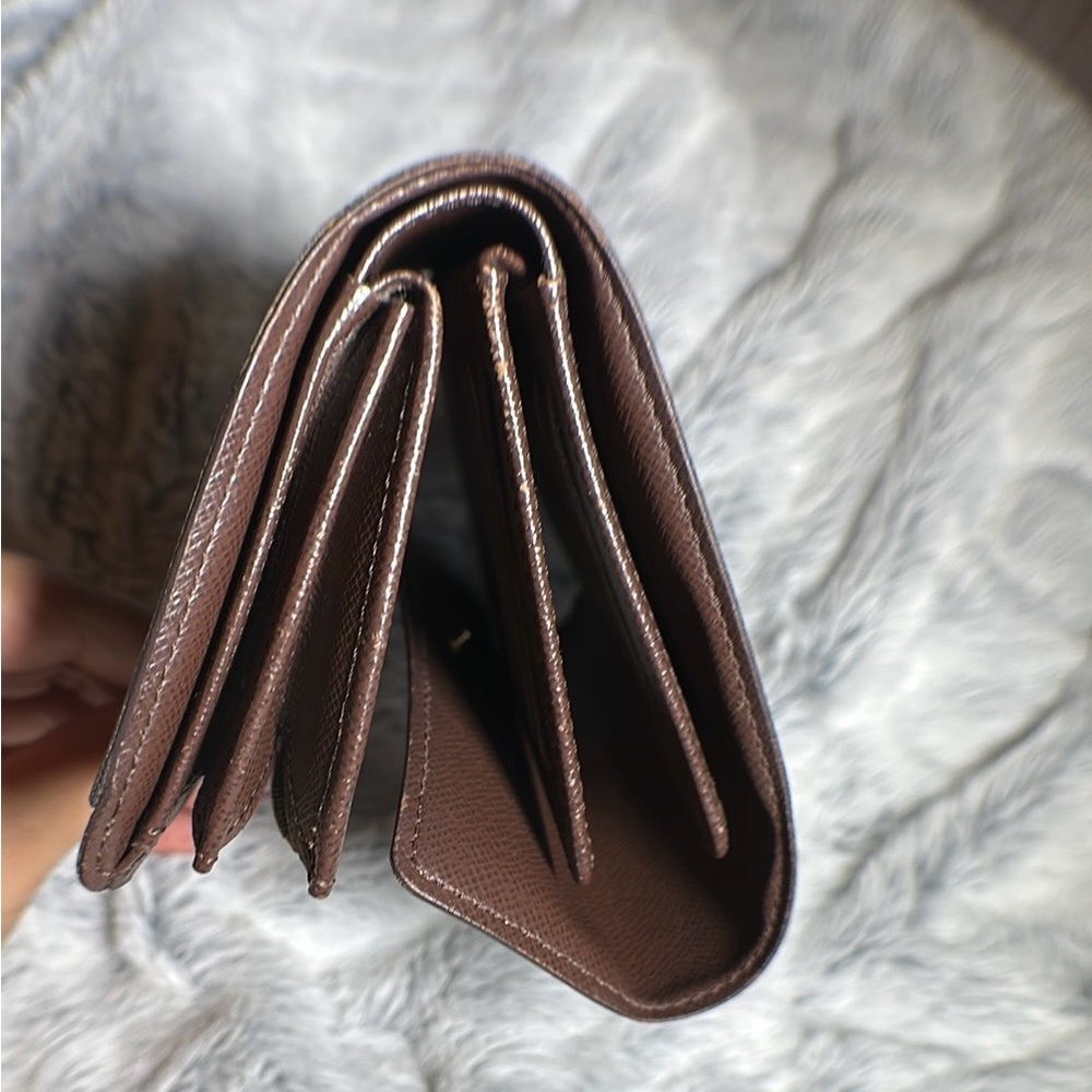 LOUIS VUITTON Portefeuille Alexandra Damier Ebene Tri-fold Wallet - Picture 17 of 17